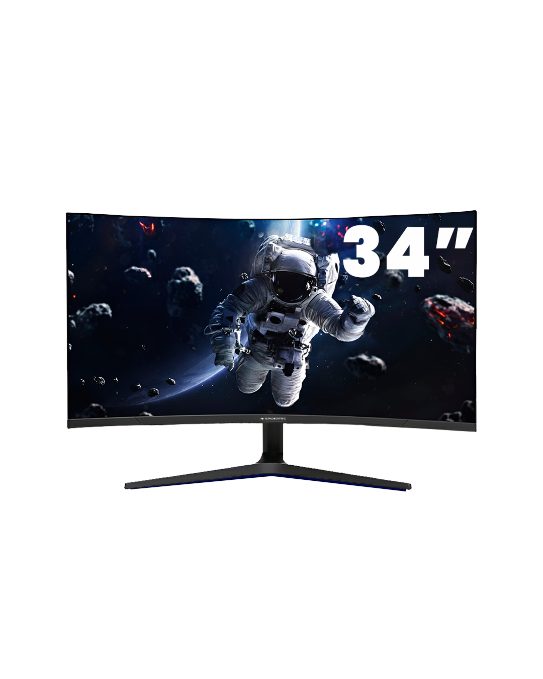 MONITOR SPIDERTEC 34" GAMING CURVO ULTRAWIDE QHD 3440X1440P 180HZ 2HDMI 2DISPLAYPORT AUDIO SPEAKER